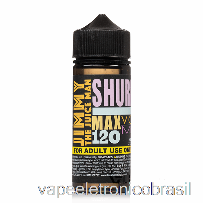 Vape Eletrônico Shurb - Jimmy The Juiceman - 120ml 6mg